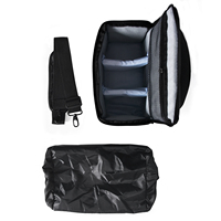 Sacs pour appareil photo reflex numérique FOSOTO B500, nylon imperméable, sac de rangement numérique pour épaule, sac pour appareil photo reflex numérique, étui pour appareil photo pour objectif Canon Nikon Sony