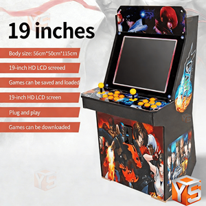 ZDYS <span class=keywords><strong>Pandora</strong></span> - Máquina recreativa de mesa todo en uno con monedero, para baloncesto callejero y boxeo, con joystick, estilo retro, de metal, en inglés - Product Image 6