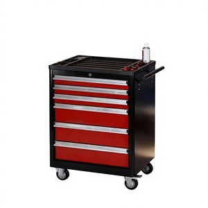 Carrito de Herramientas para Reparación de Automóviles Personalizado con 6 Cajones y Capacidad de Carga de 300 kg, Carro Móvil para Taller en Casa - Product Image 1