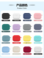 Housse en silicone de 2.5mm d'épaisseur pour 2025 New Air Podds 3 Étui en silicone de protection complet pour AAir Pods 3
