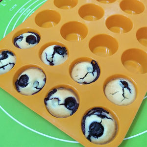 Medeline 12/24 cavités moules en silicone pour la décoration de petits gâteaux grille alimentaire et moule à pouding pour la cuisine à domicile - Product Image 4