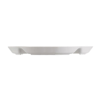 Vente en gros A8 mélamine blanche 12 pouces 5 compartiments assiettes séparées assiette à déjeuner en plastique blanc divisé plateau Dim Sum personnalisé