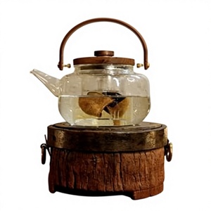 Placa Decorativa Eléctrica de Madera Tallada Reutilizable para el Hogar - Product Image 1