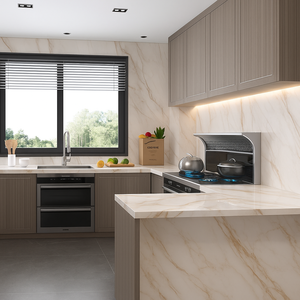 Moderne Lastre in Pietra Sinterizzata 1200X2400, Pavimento in <span class=keywords><strong>Marmo</strong></span> Bianco <span class=keywords><strong>di</strong></span> Carrara, Porcellana per Pareti, Pietra Artificiale per Sfondo Soggiorno - Product Image 4