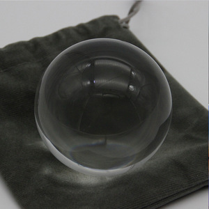Bola de cristal transparente para decoración del hogar, adorno para fotografía, sala de estar, dormitorio, regalo, superficie pulida - Product Image 4