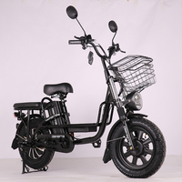 Vélo électrique Monster pas cher de 16 pouces, 60V 21Ah 30Ah, longue autonomie, pour le transport de marchandises, la livraison de nourriture, vélo électrique à pneus larges