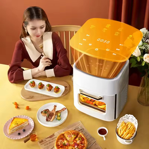 Friteuse à air numérique 15L grande capacité, sans huile, à économie d'énergie, facile à nettoyer, cuisson rapide, 1400W, pour usage domestique et hôtelier - Product Image 4