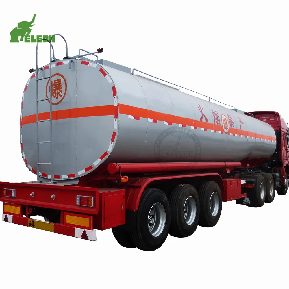 Hochwertiger Aluminium-Nutzfahrzeug anhänger mit großer Kapazität Öltank Sattel auflieger Olivenöl träger Sattel auflieger