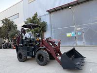 TOHO TH10-50 4x4 Mini Backhoe Loader 3 Ton 4 Wheel Drive Traktor-Loader-Backhoe Dengan Harga Bagus