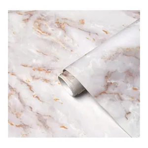 Adhesivo de pared de mármol autoadhesivo extraíble papel de pared impermeable para gabinete de encimera de cocina