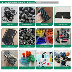 Volledig op maat gemaakte niet-standaard industriële rubberonderdelen, rubberen balgen, rubberen trillingsdempers, op maat gemaakte siliconenproducten - Product Image 3