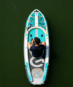 Kayak Inflable SUP de Doble Cámara para Pesca, Tabla Portátil con 3 Aletas, Accesorio para Stand Up Paddleboarding CT01, Personalizable - Product Image 1