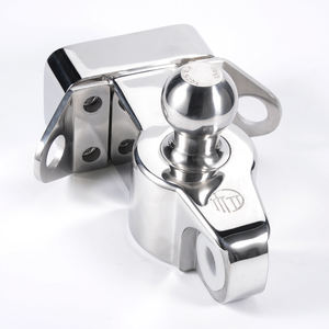 Crochet de remorque <span class=keywords><strong>à</strong></span> manille en acier inoxydable et espacement des trous de vis 85x45mm - Product Image 2