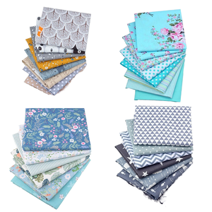 8 pièces de tissus jacquard imprimés prédécoupés, écologiques, pour l'hôtellerie, patchwork, quilting, couture DIY - Product Image 1