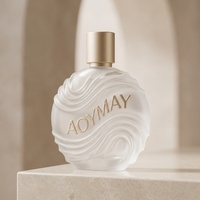 Flacon de parfum professionnel personnalisé 50ml/100ml, pulvérisateur à pompe sur mesure, style luxueux, verre transparent, usine OEM ODM