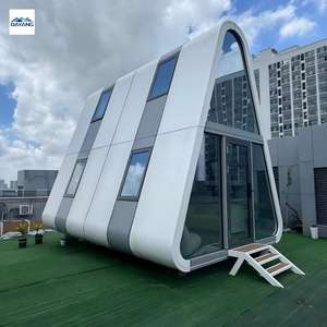 La Casa Modular Prefabricada de Acero es una Villa Triangular de <span class=keywords><strong>Dos</strong></span> Pisos Utilizada para Habitaciones y Oficinas de Hoteles - Product Image 1