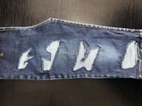 ARGUS Nouvelle machine de gravure laser dynamique CO2 100W de haute qualité pour le denim sec, le déchirage, le délavage et les effets de vieillissement sur les jeans