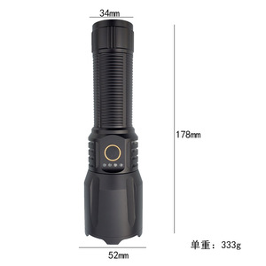 Linterna LED Blanca de Alta Potencia Recargable con Carga Tipo C para Uso en Exteriores - Product Image 4