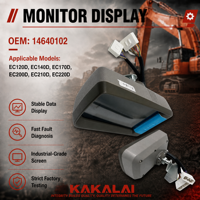 KAKALAI 14640102 Panneau d'affichage du moniteur I-ECU pour excavatrice Volvo EC210D EC480D EC380D VOE14640102 Pièces de rechange