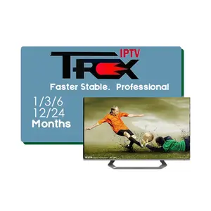 lz Schlussverkauf 4k Full HD Trex Server BOX M3U Live VOD Abonnement 12 Monate kostenloser Test ip tv Wiederverkäufer Panel für Android TV Box