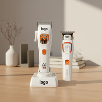 Recortadora de Barba Eléctrica Profesional de Alta Gama con Cuchillas de Acero Inoxidable con Recubrimiento DLC de 4000 mAh, Levitación Magnética y Pantalla LED