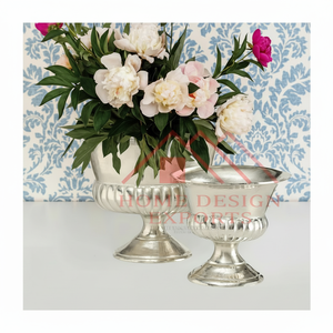 Florero maceta para decoración para sala de estar, compota de aluminio de alta calidad, florero para decoración de boda, superventas - Product Image 1