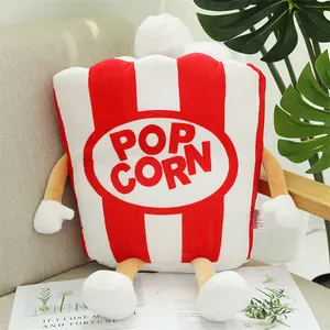 Popcorn creativi giocattoli di peluche popcorn peluche cuscino cuscino giocattoli altri giocattoli alimentari regali di compleanno per bambini