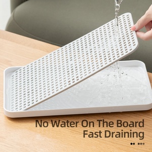 Desktop <b>Dish</b> Bowl Cups Spoon Storage <b>Rack</b> Kitchen Tool Double-Layer Sink Organizer Strainer Drain Board - Product Image 2