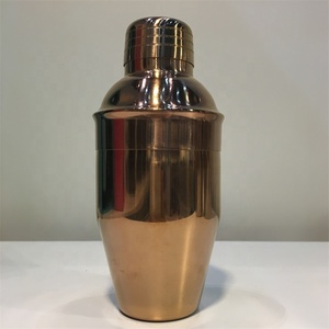 Mini 250ml/8oz En Acier Inoxydable Cuivre Or Rose Argent Cocktails <span class=keywords><strong>Martini</strong></span> Rhum <span class=keywords><strong>Vodka</strong></span> Gin Mélangeur Mélangeur Avec le Logo Adapté Aux Besoins Du Client - Product Image 3