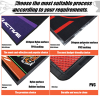Tapis de moto antidérapant sur mesure, tapis de sol pour garage de moto, atelier, exposition de motocross
