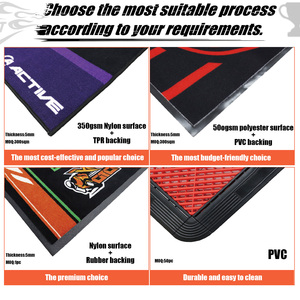 Tappetino Antiscivolo Personalizzato per <span class=keywords><strong>Moto</strong></span>, <span class=keywords><strong>Tappeto</strong></span> da Pavimento per Officina e Esposizione di Motocross - Product Image 3