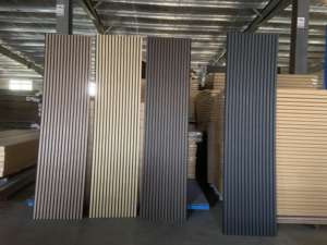 Panneaux Muraux Acoustiques de Décoration Intérieure en Bois Mdf Chêne Latté Akupanels Insonorisants - Product Image 5