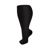 Chaussettes de compression élastiques pour le sport, taille plus, haute qualité, multicolores, pour la course et le fitness