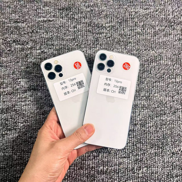 Wholesale Use Mobile Phone Low Price Used iPhone 12 Pro A+ Smartphones Unlocked  512GB Rom Memory Used Celullar US