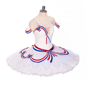 Tutu de ballet classique professionnel pour adultes <span class=keywords><strong>et</strong></span> enfants, tutu plat blanc Lago <span class=keywords><strong>des</strong></span> <span class=keywords><strong>cygnes</strong></span>, costume de danse de ballerine, robe de ballet pour filles <span class=keywords><strong>et</strong></span> femmes - Product Image 2