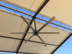 US Warehouse Stock Bonawind 16ft HVLS Industrial Ceiling <b>Fan</b> with Aluminum Blades PMSM Motor and 405900CFM for <b>Large</b> Cooling - Product Image 2