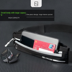 Riñonera Deportiva Impermeable con Cremallera para Exteriores, para Correr, Ciclismo, Antirrobo, Mini Cinturón Invisible - Product Image 2
