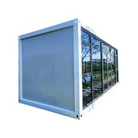 Maisons de conteneurs plats préfabriquées modulaires de luxe prêtes à l'emploi 10ft 20ft 40ft