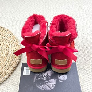 Bottes d'hiver chaudes et imperméables en fourrure de renard pour hommes et femmes, de haute qualité, noires, roses, blanches, taille 10 - Product Image 3