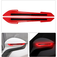 Autocollants en vinyle réfléchissant de forme personnalisée, haute luminosité, fluorescent, avertissement de sécurité, pour la conduite nocturne, le cyclisme, les équipements de plein air