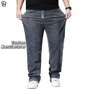 <span class=keywords><strong>Jeans</strong></span> Casual da <span class=keywords><strong>Uomo</strong></span> Personalizzati Taglia Grande Elasticizzati Vestibilità Comoda <span class=keywords><strong>Pantaloni</strong></span> <span class=keywords><strong>in</strong></span> Denim Oversize alla Moda per Uso Quotidiano <span class=keywords><strong>con</strong></span> <span class=keywords><strong>Vita</strong></span> Elastica - Product Image 1
