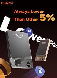 F15 5000mAh 10000mAh 15W Kablosuz Manyetik Şarj Cihazları LED Ekranlı Hızlı Şarj Metal Kablosuz Powerbank - Product Image 2