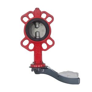 D71X150LB 手柄夹式蝶阀 304 板式米罗奇阀门板中心线夹式蝶阀出口标准阀体 - Product Image 5