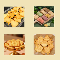 Machine à faire des biscuits manuelle, moules personnalisables, machine à faire des biscuits de dessin animé, machine à faire des biscuits à manivelle manuelle commerciale