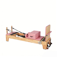 Equipo de Pilates Reformer de Roble Duradero para Estudio de Pilates