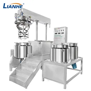 Industrial Toothpaste Making Face Cream Mixer Machine Suppliers Mayonnaise Vacuum Homogenizer Emulsifying Mixer