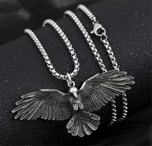 Viking Jewelry Titanium Steel Necklace Eagle Pendant Chain Necklace Jewelry for Men Boys Chains Pendant Necklace <b>Choker</b> Male - Product Image 5