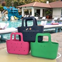 Sac à main fourre-tout de luxe pour femmes sac de plage en silicone portable en gros étanche pour le shopping voyage pique-nique avec motif de bonbons