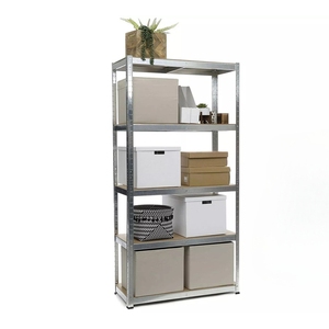 Nhà Máy Bán Hàng Trực Tiếp Nhà Để Xe Kệ Kim Loại <span class=keywords><strong>Boltless</strong></span> 5 Kệ Có Thể Điều Chỉnh Nhiệm Vụ Nặng Nề Kệ Lưu Trữ - Product Image 2