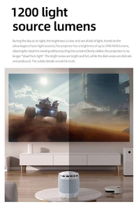 H9 4k אנדרואיד חכם נייד <span class=keywords><strong>pico</strong></span> הוביל מיני מסך אלחוטי עבור hdmi למקרן מיני בלוץ 'עם מאוורר בשקית - Product Image 4